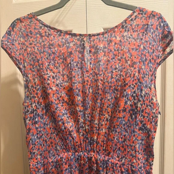 J. Crew Sweet Meadow Silk Dress Size 10 - Picture 3 of 6